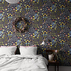 Galerie Wallcoverings Product Code: 22002 - Fagring Wallpaper Collection Galerie Wallcoverings Product Code 22002 - Fagring Wallpaper Collection - Dark blue/green Colours - Groh Design