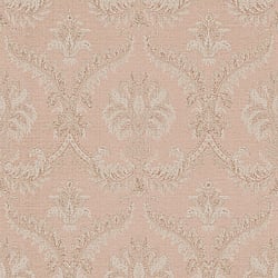 Galerie Wallcoverings Product Code 23604 - Italian Classics 4 Wallpaper Collection - Pink Colours - A traditional damask on a woven effect background, giving a classical, formal edge to any interior scheme.  Design