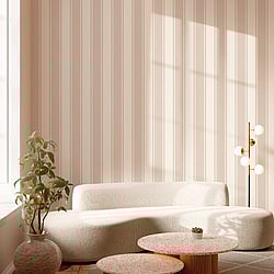 Galerie Wallcoverings Product Code 23674 - Italian Classics 4 Wallpaper Collection - Pink Colours - This classic stripe brings a timeless elegance to your home. The smooth texture has a reassuring, high quality effect while the vertical design brings a formal feel to any room. Design