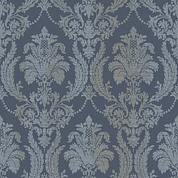 Galerie Wallcoverings Product Code: 28809 - Italian Style Wallpaper Collection Galerie Wallcoverings Product Code 28809 - Italian Style Wallpaper Collection - Blue Colours - DAMASCO THEMA Design