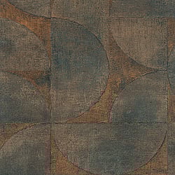 Galerie Wallcoverings Product Code: 32822 - The New Design Book Wallpaper Collection Galerie Wallcoverings Product Code 32822 - The New Design Book Wallpaper Collection - Orange Brown Black Colours - Rustic Circle Design