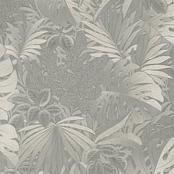 Galerie Wallcoverings Product Code: 33302 - The New Design Book Wallpaper Collection Galerie Wallcoverings Product Code 33302 - The New Design Book Wallpaper Collection - Metallic Jungle Leaves Design
