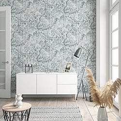 Galerie Wallcoverings Product Code: 33306 - The New Design Book Wallpaper Collection Galerie Wallcoverings Product Code 33306 - The New Design Book Wallpaper Collection - Jungle Leaves Design