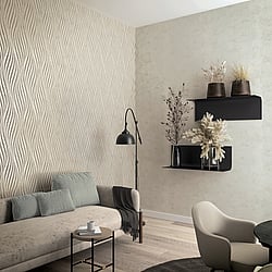 Galerie Wallcoverings Product Code: 34259 - The New Design Book Wallpaper Collection Galerie Wallcoverings Product Code 34259 - The New Design Book Wallpaper Collection - Beige Colours - Wave Design