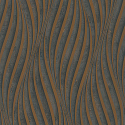 Galerie Wallcoverings Product Code: 34263 - The New Design Book Wallpaper Collection Galerie Wallcoverings Product Code 34263 - The New Design Book Wallpaper Collection - Black Copper Colours - Wave Design