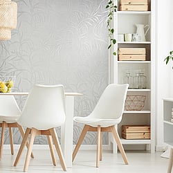 Galerie Wallcoverings Product Code: 34283 - The New Design Book Wallpaper Collection Galerie Wallcoverings Product Code 34283 - The New Design Book Wallpaper Collection - white Colours - Leaf Design