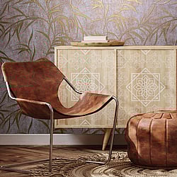 Galerie Wallcoverings Product Code: 34288 - The New Design Book Wallpaper Collection Galerie Wallcoverings Product Code 34288 - The New Design Book Wallpaper Collection - Copper Gold Colours - Leaf Design