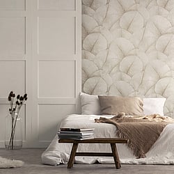 Galerie Wallcoverings Product Code: 34510 - The New Design Book Wallpaper Collection Galerie Wallcoverings Product Code 34510 - The New Design Book Wallpaper Collection - Beige Colours - Palm Leaf Design