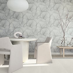 Galerie Wallcoverings Product Code: 34512 - The New Design Book Wallpaper Collection Galerie Wallcoverings Product Code 34512 - The New Design Book Wallpaper Collection - Grey, Blue Colours - Palm Leaf Design