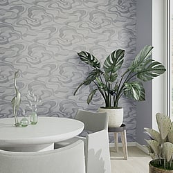 Galerie Wallcoverings Product Code: 34536 - The New Design Book Wallpaper Collection Galerie Wallcoverings Product Code 34536 - The New Design Book Wallpaper Collection - Grey Colours - Flow Design