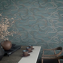Galerie Wallcoverings Product Code: 34538 - The New Design Book Wallpaper Collection Galerie Wallcoverings Product Code 34538 - The New Design Book Wallpaper Collection - Blue Colours - Flow Design