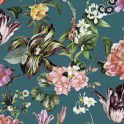 Galerie Wallcoverings Product Code: 47462 - The New Design Book Wallpaper Collection Galerie Wallcoverings Product Code 47462 - The New Design Book Wallpaper Collection - Grey, Blue, Green, Rose Colours - Cherry Blossom Design