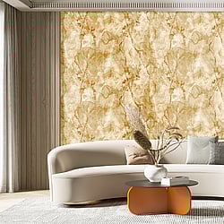 Galerie Wallcoverings Product Code: 49352 - Stratum Wallpaper Collection Galerie Wallcoverings Product Code 49352 - Stratum Wallpaper Collection - gold orange Colours - Marmo Design