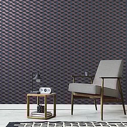 Galerie Wallcoverings Product Code: 51211 - Universe Wallpaper Collection Galerie Wallcoverings Product Code 51211 - Universe Wallpaper Collection - Blue Black Bronze Colours - Venus Ocean blue Design