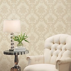 Galerie Wallcoverings Product Code: 95111 - Ornamenta Wallpaper Collection Galerie Wallcoverings Product Code 95111 - Ornamenta Wallpaper Collection - Light Beige Colours - Classic Damask Design