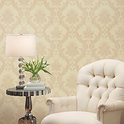 Galerie Wallcoverings Product Code: 95132 - Ornamenta Wallpaper Collection Galerie Wallcoverings Product Code 95132 - Ornamenta Wallpaper Collection - Light Gold Cream Colours - Classic Damask Design