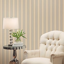 Galerie Wallcoverings Product Code: 95221 - Ornamenta Wallpaper Collection Galerie Wallcoverings Product Code 95221 - Ornamenta Wallpaper Collection - Grey Beige Colours - Classic Stripe Design