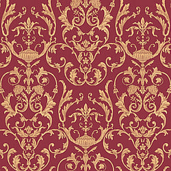Galerie Wallcoverings Product Code: 95505 - Ornamenta Wallpaper Collection Galerie Wallcoverings Product Code 95505 - Ornamenta Wallpaper Collection - Red Gold Colours - Toscano Damask Design