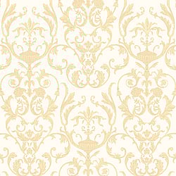 Galerie Wallcoverings Product Code: 95514 - Ornamenta Wallpaper Collection Galerie Wallcoverings Product Code 95514 - Ornamenta Wallpaper Collection - White Gold Colours - Toscano Damask Design