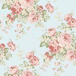 Galerie Wallcoverings Product Code: AB27615 - Abby Rose 4 Wallpaper Collection Galerie Wallcoverings Product Code AB27615 - Abby Rose 4 Wallpaper Collection - Turquoise Red Green Colours - Grand Floral Design