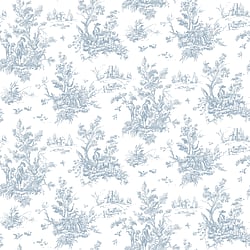 Galerie Wallcoverings Product Code: AB27656 - Abby Rose 4 Wallpaper Collection Galerie Wallcoverings Product Code AB27656 - Abby Rose 4 Wallpaper Collection - Navy Colours - Toile Design