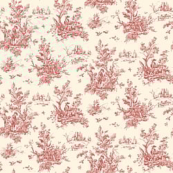 Galerie Wallcoverings Product Code: AB27657 - Abby Rose 4 Wallpaper Collection Galerie Wallcoverings Product Code AB27657 - Abby Rose 4 Wallpaper Collection - Red Ochre Colours - Toile Design