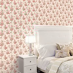 Galerie Wallcoverings Product Code: AB27657 - Abby Rose 4 Wallpaper Collection Galerie Wallcoverings Product Code AB27657 - Abby Rose 4 Wallpaper Collection - Red Ochre Colours - Toile Design