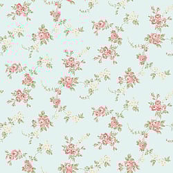 Galerie Wallcoverings Product Code: AB27659 - Abby Rose 4 Wallpaper Collection Galerie Wallcoverings Product Code AB27659 - Abby Rose 4 Wallpaper Collection - Turquoise Red Green Colours - Chic Rose Design