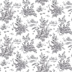 Galerie Wallcoverings Product Code: AB42413 - Abby Rose 4 Wallpaper Collection Galerie Wallcoverings Product Code AB42413 - Abby Rose 4 Wallpaper Collection - Black Colours - Toile Design