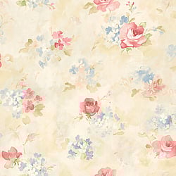 Galerie Wallcoverings Product Code: AB42418 - Abby Rose 4 Wallpaper Collection Galerie Wallcoverings Product Code AB42418 - Abby Rose 4 Wallpaper Collection - Pink Blue Cream Colours - Morning Dew Design