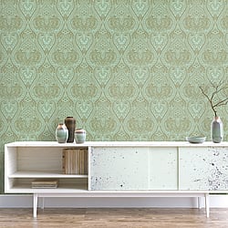 Galerie Wallcoverings Product Code: AM22002-4 - Zen Wallpaper Collection Galerie Wallcoverings Product Code AM22002-4 - Zen Wallpaper Collection - Lace Design