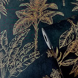 Galerie Wallcoverings Product Code: DWP0361-08 - Zen Wallpaper Collection Galerie Wallcoverings Product Code DWP0361-08 - Zen Wallpaper Collection - Floating Foliage Design