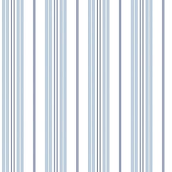 Galerie Wallcoverings Product Code: G23064 - Deauville Wallpaper Collection Galerie Wallcoverings Product Code G23064 - Deauville Wallpaper Collection - Sky Blue Navy Blue White Colours - Two Colour Stripe Design