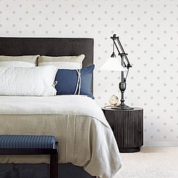 Galerie Wallcoverings Product Code: G23103 - Deauville Wallpaper Collection Galerie Wallcoverings Product Code G23103 - Deauville Wallpaper Collection - Beige White Colours - Deauville Star Design