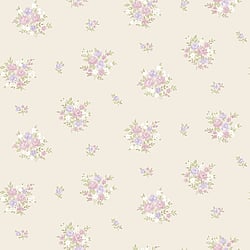 Galerie Wallcoverings Product Code: G23232 - Country Cottage Wallpaper Collection Galerie Wallcoverings Product Code G23232 - Country Cottage Wallpaper Collection - Lilac Beige Colours - Floral Bunch Design
