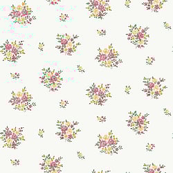Galerie Wallcoverings Product Code: G23235 - Country Cottage Wallpaper Collection Galerie Wallcoverings Product Code G23235 - Country Cottage Wallpaper Collection - Red Yellow Green Colours - Floral Bunch Design