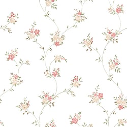 Galerie Wallcoverings Product Code: G23247 - Country Cottage Wallpaper Collection Galerie Wallcoverings Product Code G23247 - Country Cottage Wallpaper Collection - Red Pink Beige Green Colours - Floral Trail Design