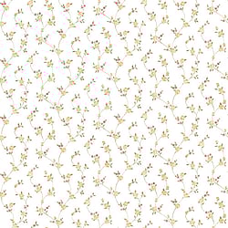 Galerie Wallcoverings Product Code: G23288 - Country Cottage Wallpaper Collection Galerie Wallcoverings Product Code G23288 - Country Cottage Wallpaper Collection - Yellow Red Green Colours - Petite Floral Trail Design