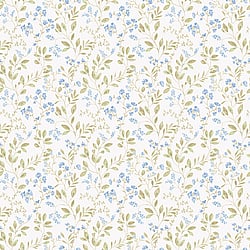 Galerie Wallcoverings Product Code: G45455 - Just Kitchens Wallpaper Collection Galerie Wallcoverings Product Code G45455 - Just Kitchens Wallpaper Collection - Blue Green Colours - Spring Leaf Trail Design