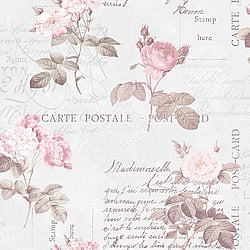 Galerie Wallcoverings Product Code: G56286 - Anthologie Wallpaper Collection Galerie Wallcoverings Product Code G56286 - Anthologie Wallpaper Collection - Pink Colours - Postale Rose Design