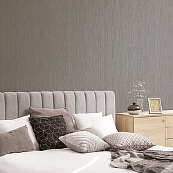Galerie Wallcoverings Product Code: G67683 - Special Fx Wallpaper Collection Galerie Wallcoverings Product Code G67683 - Special Fx Wallpaper Collection - Silver Beige Brown Colours - Vertical Textile Design