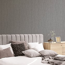 Galerie Wallcoverings Product Code: G67686 - Special Fx Wallpaper Collection Galerie Wallcoverings Product Code G67686 - Special Fx Wallpaper Collection - Silver Colours - Vertical Textile Design