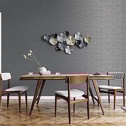 Galerie Wallcoverings Product Code: G67696 - Special Fx Wallpaper Collection Galerie Wallcoverings Product Code G67696 - Special Fx Wallpaper Collection - Grey Silver Black Colours - Metallic Crackle Texture Design