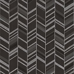 Galerie Wallcoverings Product Code: G67716 - Special Fx Wallpaper Collection Galerie Wallcoverings Product Code G67716 - Special Fx Wallpaper Collection - Black Grey Silver Colours - Glitter Chevrons Design