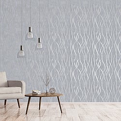 Galerie Wallcoverings Product Code: G67733 - Special Fx Wallpaper Collection Galerie Wallcoverings Product Code G67733 - Special Fx Wallpaper Collection - Silver Grey Colours - Glitter Ribbons Design