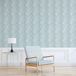 Galerie Wallcoverings Product Code: G67995 - Organic Textures Wallpaper Collection Galerie Wallcoverings Product Code G67995 - Organic Textures Wallpaper Collection - Turquoise Colours - Chevron Wood Design