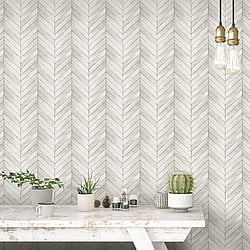 Galerie Wallcoverings Product Code: G68000 - Organic Textures Wallpaper Collection Galerie Wallcoverings Product Code G68000 - Organic Textures Wallpaper Collection - Cream Colours - Chevron Wood Design
