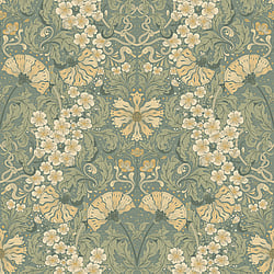 Galerie Wallcoverings Product Code: S83113 - Hjarterum Wallpaper Collection Galerie Wallcoverings Product Code S83113 - Hjarterum Wallpaper Collection - Green Colours - Swedish Floral Design