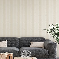 Galerie Wallcoverings Product Code: W78199 - Metallic Fx Wallpaper Collection Galerie Wallcoverings Product Code W78199 - Metallic Fx Wallpaper Collection - Cream Beige Colours - Metallic Layered Stripe Design
