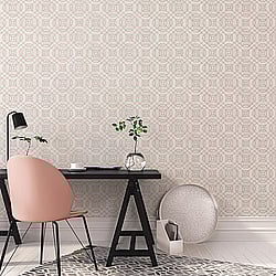 Galerie Wallcoverings Product Code: W78215 - Metallic Fx Wallpaper Collection Galerie Wallcoverings Product Code W78215 - Metallic Fx Wallpaper Collection - Rose Gold Colours - Metallic Geometric Design